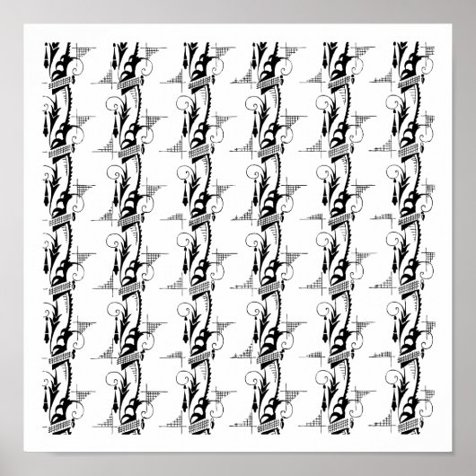 アールデコ羽 ポスター (正面)