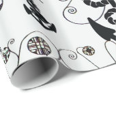 アールデコ航海の美しいファッション付いかり ラッピングペーパー (ロールコーナー)