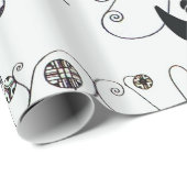 アールデコ航海の美しいファッション付いかり ラッピングペーパー (ロールコーナー)