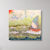 アールデコ船 キャンバスプリント (正面)