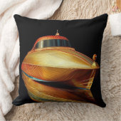 アールデコ船 クッション (ブランケット)