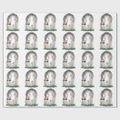 アールデコ花嫁と付き添い人 ラッピングペーパー (フラット)