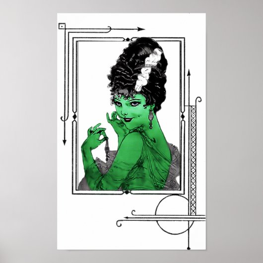 アールデコ花嫁ポスター ポスター (正面)