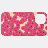 アールデコ花柄 – ピンクと桃 Case-Mate iPhoneケース (裏面 (横))