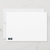 アールデコ花火新年のイブ招待状 案内状 (裏面)