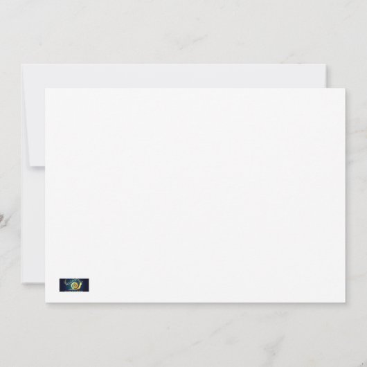 アールデコ花火新年のイブ招待状 案内状 (裏面)