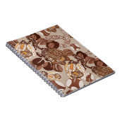 アールデコ花 ノートブック (右側)