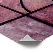 アールデコ花 ポスター (角)