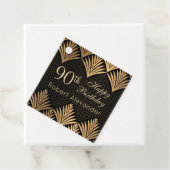 アールデコ葉ゴールデン誕生日90th フェイバータグ (インサイチュ)