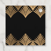 アールデコ葉ゴールデン誕生日90th フェイバータグ (裏面)