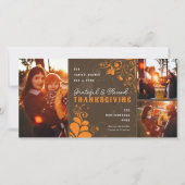 アールデコ葉スワーズHappy Thanksgiving 3写真 シーズンカード (正面)