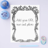 アールデコ葉フライヤ チラシ (シングル)