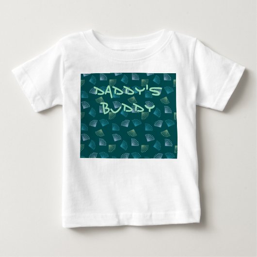 アールデコ葉 ベビーTシャツ (正面)