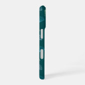アールデコ葉 iPhone 16ケース (右側面)