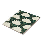 アールデコ蓮の花をゴールデンファン タイル (側面)