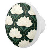 アールデコ蓮の花ゴールデンファンパターン セラミックノブ (右)