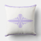 アールデコ薄紫 クッション (裏面)