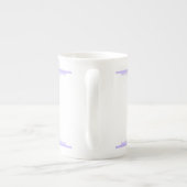 アールデコ薄紫 ボーンチャイナマグカップ (裏面)