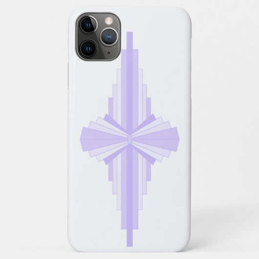 アールデコ薄紫 Case-Mate iPhoneケース (裏面)