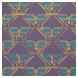 アールデコ蝶 ファブリック