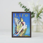 アールデコ蝶 ポストカード (スタンド正面)