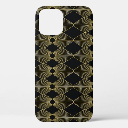 アールデコ装飾シームレスパターン Case-Mate iPhoneケース (裏面)