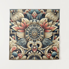 アールデコ複雑なデザイン タペストリー