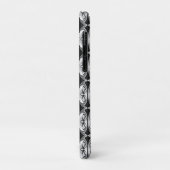 アールデコ調の壁紙パターン - 黒と白 Case-Mate iPhoneケース (裏面/左)