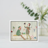 アールデコ買の帽子by H. Willebeek Le Mair ポストカード (スタンド正面)