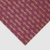 アールデコ赤と金ゴールド模様 薄葉紙 (詳細)