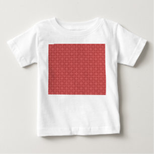 アールデコ赤 ベビーTシャツ