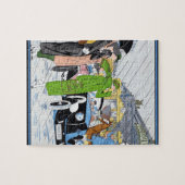 アールデコ通りシーン ジグソーパズル (横)