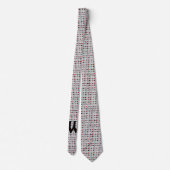 アールデコ遊のカードがv2に適合モノグラムの ネクタイ (裏面)