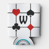 アールデコ遊のカードがv2に適合モノグラムの 缶クーラー (正面)