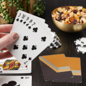 アールデコ遊カード(tangerine/black) トランプ (インサイチュ)