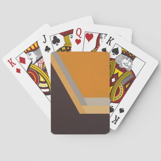 アールデコ遊カード(tangerine/black) トランプ (裏面)