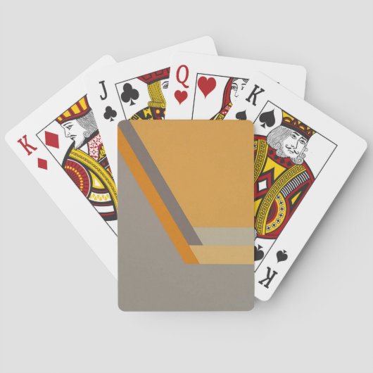 アールデコ遊カード(tangerine/gray) トランプ (裏面)