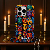 アールデコ部族顔 Case-Mate iPhoneケース