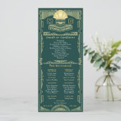 アールデコ金ゴールドグリーン順序Entourage プログラム (スタンド正面)