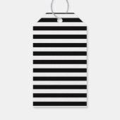 アールデコ金ゴールドストライプバラ結婚ズ・サンキュー ギフトタグ (裏面)