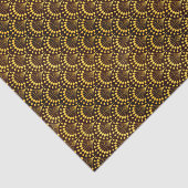 アールデコ金ゴールドファンパターン 薄葉紙 (詳細)