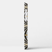 アールデコ金ゴールドブラックエレガンス： Roaring Twenties Case-Mate iPhoneケース (裏面 / 左)