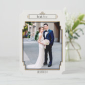 アールデコ金ゴールドポーサンキュー3 サンキューカード (スタンド正面)