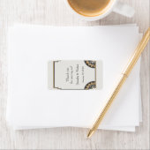 アールデコ金ゴールドポ結婚スのリップバールラベル ラベル (インサイチュ)