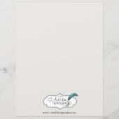 アールデコ金ゴールドポ結婚ースのメニュー (裏面)