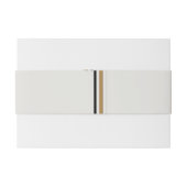 アールデコ金ゴールドポ結婚ーズベリーバンド 招待状ベリーバンド (裏面例)