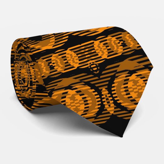 アールデコ金ゴールドレトロ抽象芸術第2条 ネクタイ (ロール)