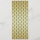 アールデコ金ゴールド黒い式点景 プログラム (裏面)