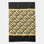アールデコ金ゴールド キッチンタオル (縦)