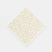 アールデコ金ゴールド スタンダードランチョンナプキン (角)